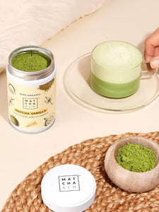 Matcha vainilla - Té Matcha Original + vainilla orgánica - 80gramos