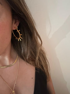 Pendientes Surat - Edición limitada - Latón baño oro 18k