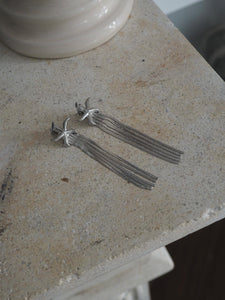 Pendientes Magic estrella - Acero plateado 316L baño plata rodiada