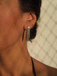 Pendientes Iria - acero dorado baño oro 18k