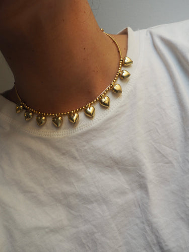Collar India 008 - Edición limitada - Latón baño de oro 18k