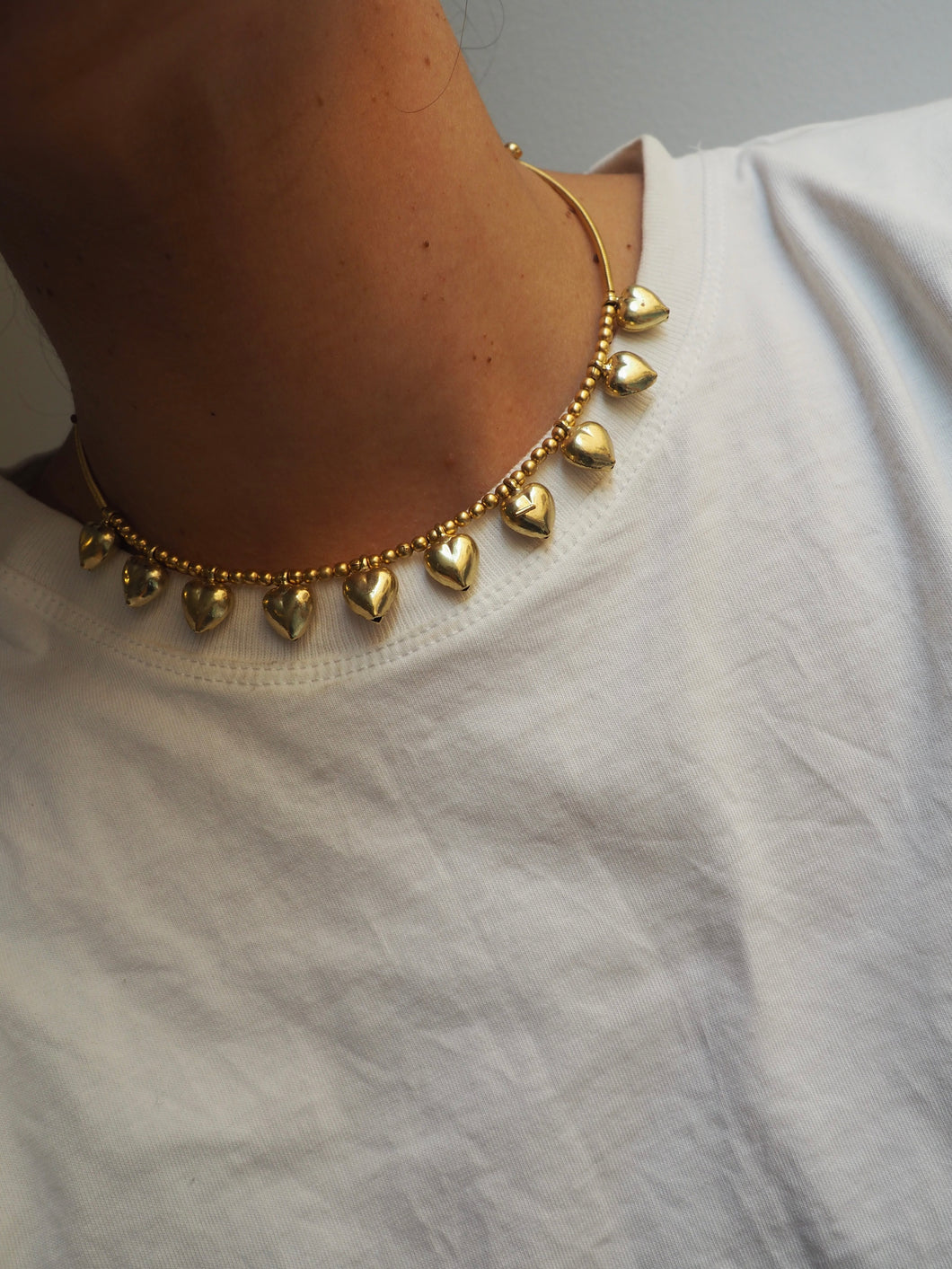 Collar India 008 - Edición limitada - Latón baño de oro 18k