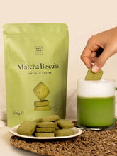 Cargar imagen en el visor de la galería, Galletas de té matcha - receta artesana