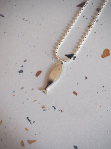 Collar Vilamoura - Acero plateado 316L baño plata rodiada