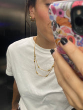 Cargar imagen en el visor de la galería, Collar Sara - Acero 316L baño oro 18k