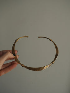 Collar Aswan - Acero dorado 316L baño oro 18k