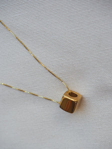 Collar Geometric 005 - Plata baño oro