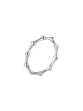 Cargar imagen en el visor de la galería, Anillo bambú - Plata 925 - Talla 16