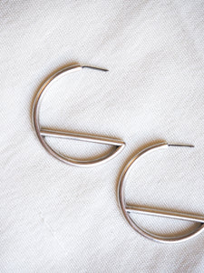 Pendientes GEOMETRIC 003 - Plata vieja - par 30€