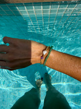 Cargar imagen en el visor de la galería, Pack 2 pulseras: perla cultivada y amatista + aventurina natural
