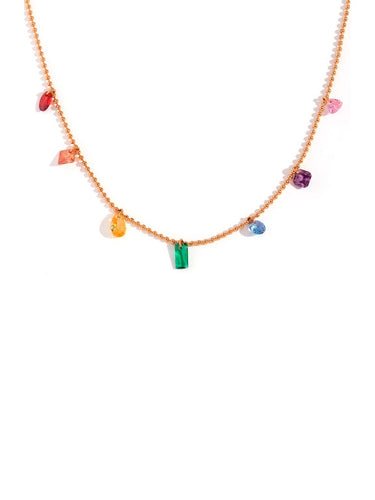 Collar Emilie - Acero 316L baño oro 18k