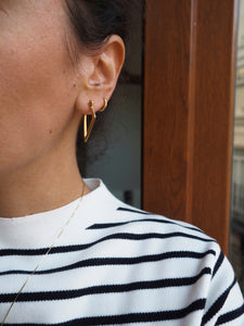 Pendientes GEOMETRIC 002 - Plata 925 baño oro 18K - par 25€ unidad 13€