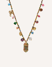 Cargar imagen en el visor de la galería, Collar India 009 - Acero dorado 316L baño oro 14k