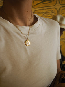 Collar Hatshepsut - Acero dorado 316L baño oro 18k