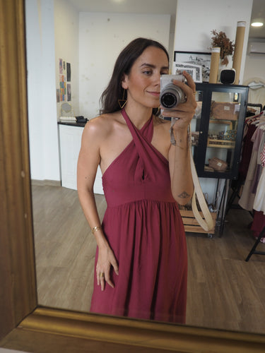Vestido Marilyn buganvilla