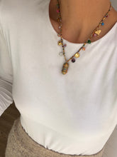 Cargar imagen en el visor de la galería, Collar India 009 - Acero dorado 316L baño oro 14k