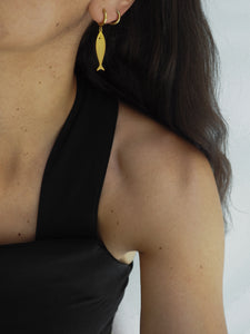 Pack: collar + pendientes Vilamoura - Acero dorado 316L baño oro 18k