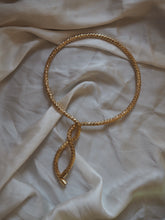 Cargar imagen en el visor de la galería, Collar choker nudo 21mm - Bronce baño oro 18k