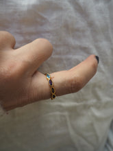 Cargar imagen en el visor de la galería, Anillo Nilo - Plata 925 chapado oro 1micra - Talla 15 y 20