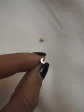 Cargar imagen en el visor de la galería, Piercing luna - Acero 316L baño oro 18k