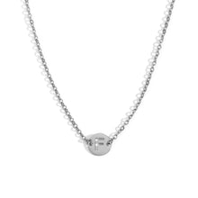 Cargar imagen en el visor de la galería, Collar letra - Acero plateado 316L baño plata rodiada - Elige tu letra