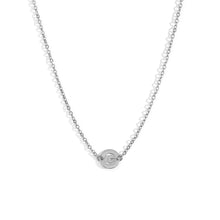 Cargar imagen en el visor de la galería, Collar letra - Acero plateado 316L baño plata rodiada - Elige tu letra