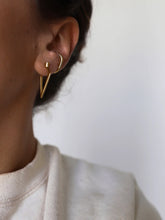 Cargar imagen en el visor de la galería, PENDIENTES GEOMETRIC 002 - PLATA VIEJA - par 25€ unidad 13€