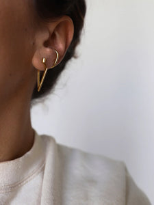 PENDIENTES GEOMETRIC 002 - PLATA VIEJA - par 25€ unidad 13€
