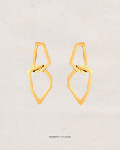 Cargar imagen en el visor de la galería, Pendientes Vejer - Acero droado 316L baño oro 18K