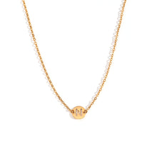 Cargar imagen en el visor de la galería, Collar letra - Acero dorado 316L baño oro 18k - Elige tu letra