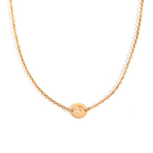 Cargar imagen en el visor de la galería, Collar letra - Acero dorado 316L baño oro 18k - Elige tu letra