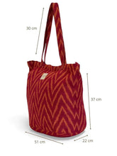 Cargar imagen en el visor de la galería, Bolso grande shopper cremallera FUEGO