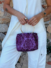 Cargar imagen en el visor de la galería, Bolso evento anillas VIOLET