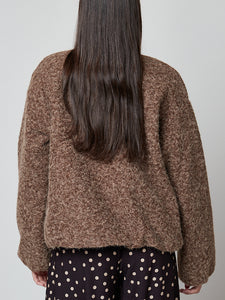 Abrigo bomber camel