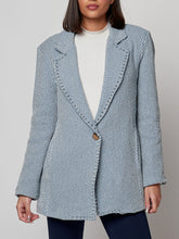 Cargar imagen en el visor de la galería, Chaqueta blazer rayas - 100% algodón