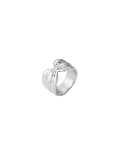 Anillo Chloe - Acero 316L baño plata rodiada - Talla 12, 14 y 16