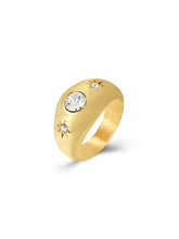 Cargar imagen en el visor de la galería, Anillo Martina - Acero dorado 316L baño oro 18k - Talla 6, 12, 14, 16 y 18