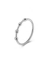 Cargar imagen en el visor de la galería, Anillo bolitas -Plata 925 - Talla 16