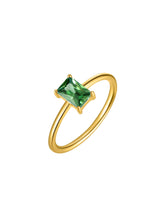 Cargar imagen en el visor de la galería, Anillo Esperanza - Plata 925 Baño oro 18k - Talla  14