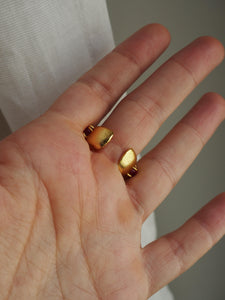 Anillo Delhi - Edición limitada - Latón baño oro 18k - Talla adaptable de 10 a 12, y 14 a 18