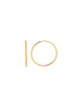 Cargar imagen en el visor de la galería, Pendientes aro 12mm - Plata 925 baño oro 18K - par 11€ unidad 6€