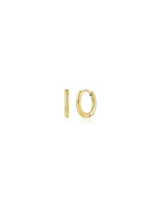 Pendientes aro 10 mm · Acero dorado 316L baño oro 18k · par 12€ unidad 6,50€