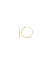 Cargar imagen en el visor de la galería, Pendientes aro 10mm - plata 925 baño oro 18K - par 10€ unidad 5,5€