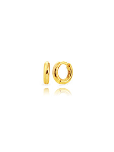 Pendientes aro - 8mm - Plata 925 baño oro 18K - par 19€ unidad 10€