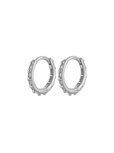 Pendiente aro bolitas 10 mm - Plata 925 - par 25€ unidad 13€