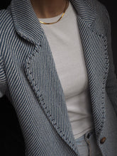 Cargar imagen en el visor de la galería, Chaqueta blazer rayas - 100% algodón