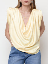 Cargar imagen en el visor de la galería, Blusa hombreras amarilla