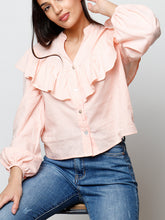Cargar imagen en el visor de la galería, Blusa rosa 100% algodón - Talla M y L