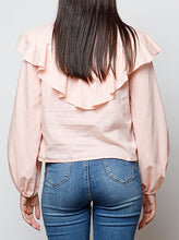 Cargar imagen en el visor de la galería, Blusa rosa 100% algodón - Talla M y L