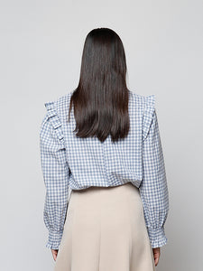 Blusa vichy algodón